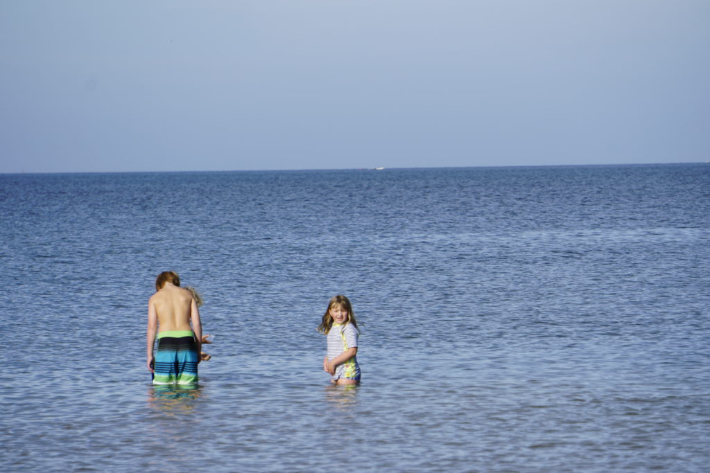 A dip in the English Channel